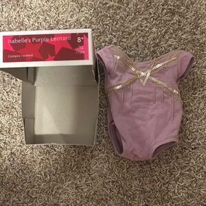 isabelle 2014 doll Purple leotard